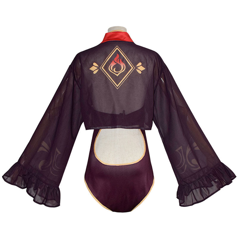 Game Genshin Impact Hu Tao Swimsuit Cosplay Costumes