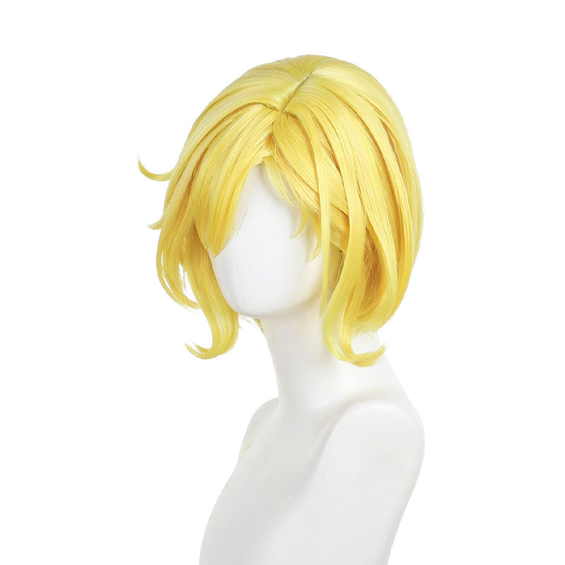 Gnosia Setsu Golden Yellow Cosplay Wigs