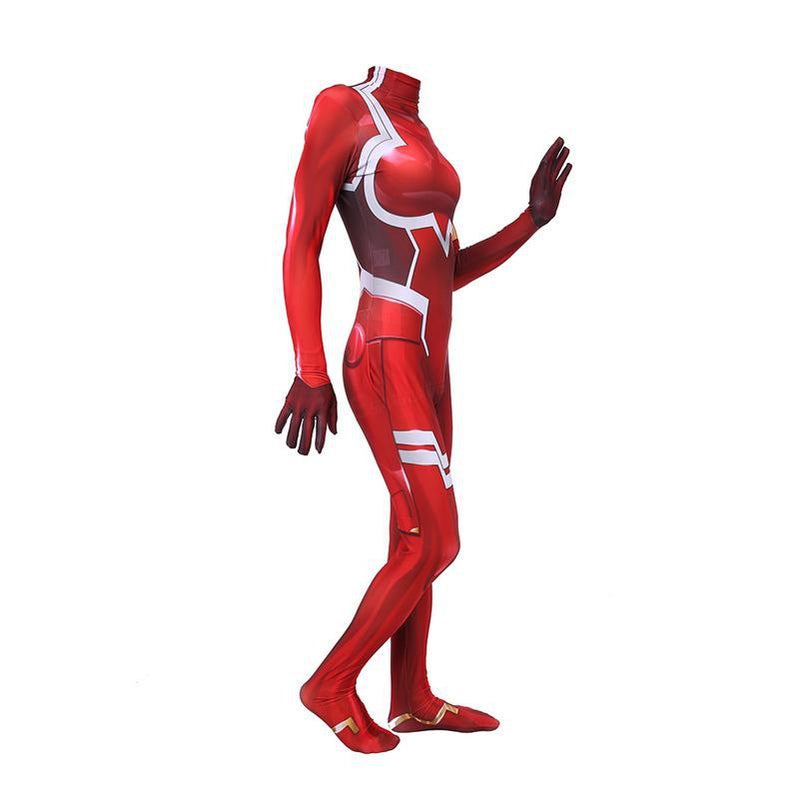 DARLING in the FRANXX 02 Zero Two Jumpsuit Cosplay Costumes