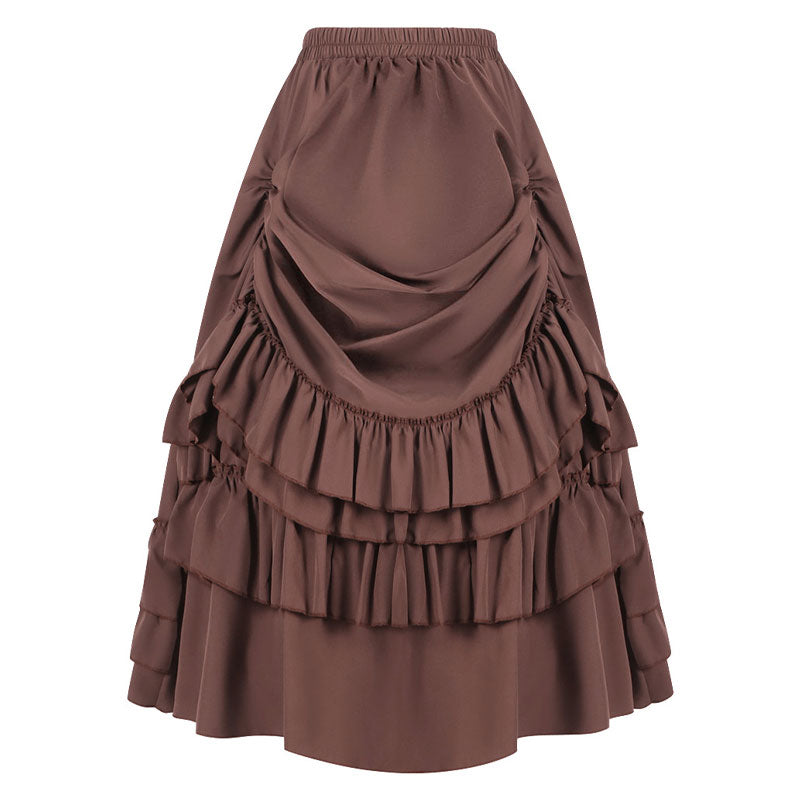 Vintage Gothic Victorian Renaissance Retro Women's Short Skirt Halloween Cosplay Costumes
