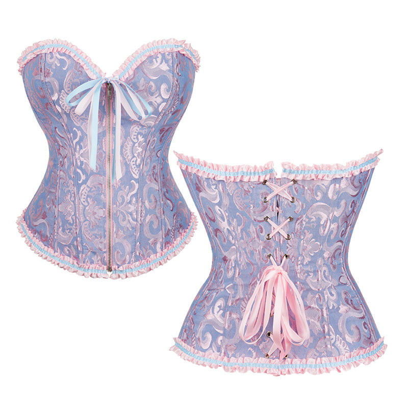 Court-styletro Z Reipper Jacquard Bustier Waist-cinching Corset Cosplay Costumes