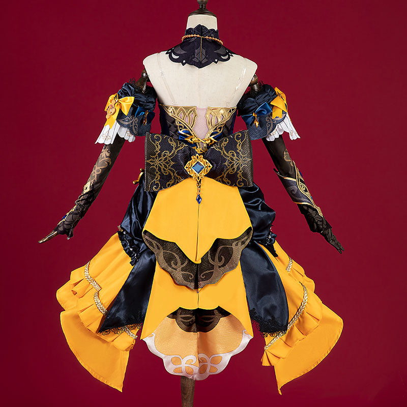 Game Genshin Impact Navia Fullset Cosplay Costume