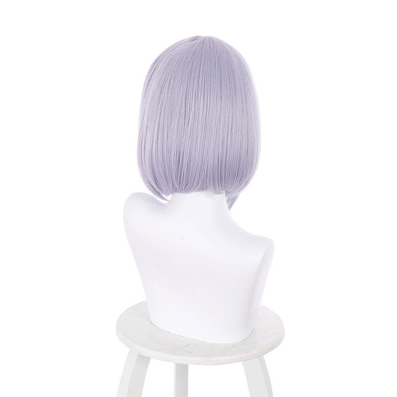 Game Genshin Impact Noelle Light Purple Short Cosplay Wigs