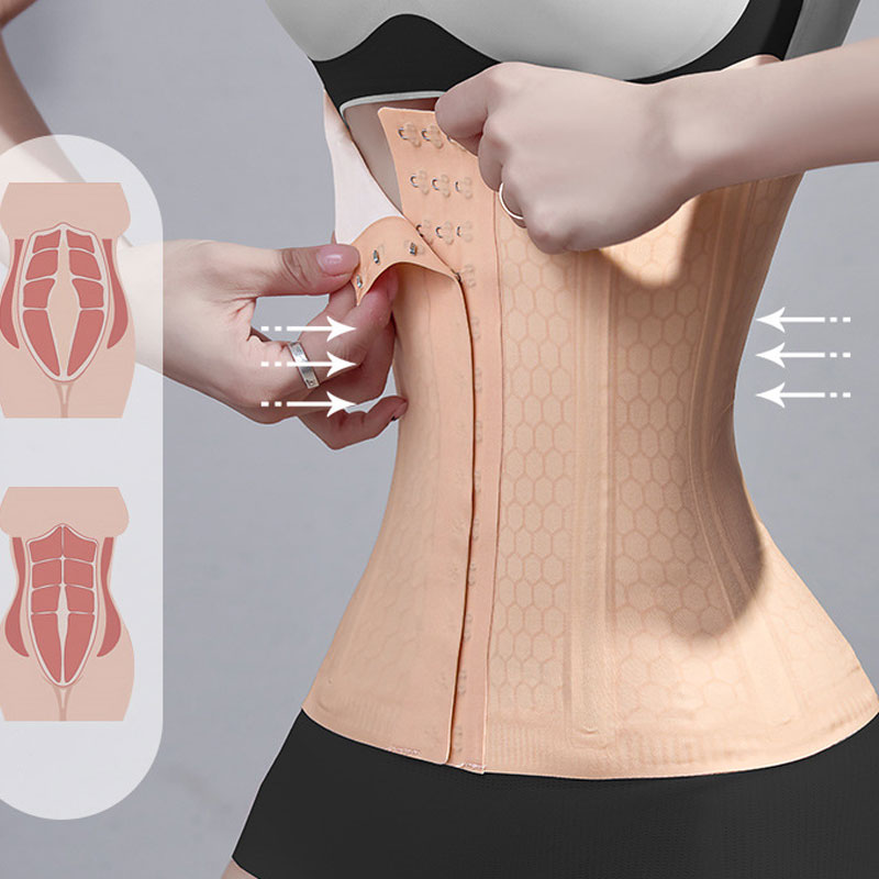 Waist Trainer Corset Tummy Control for Women Lower Belly Fat Waist Cincher Slim Body Shape Postpartum Recovery Belt