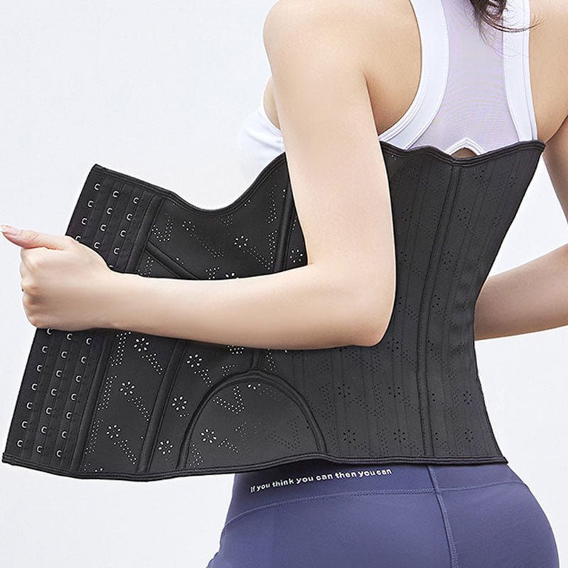 17-bone V-shaped Women's Underbust Latex Sport Girdle Waist Trainer Corsets Hourglass Body Shaper