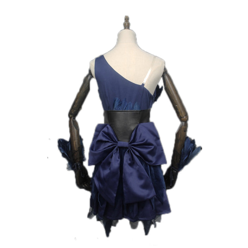 Game Identity V Coordinator Black Swan Matha Behamfil Cosplay Costume