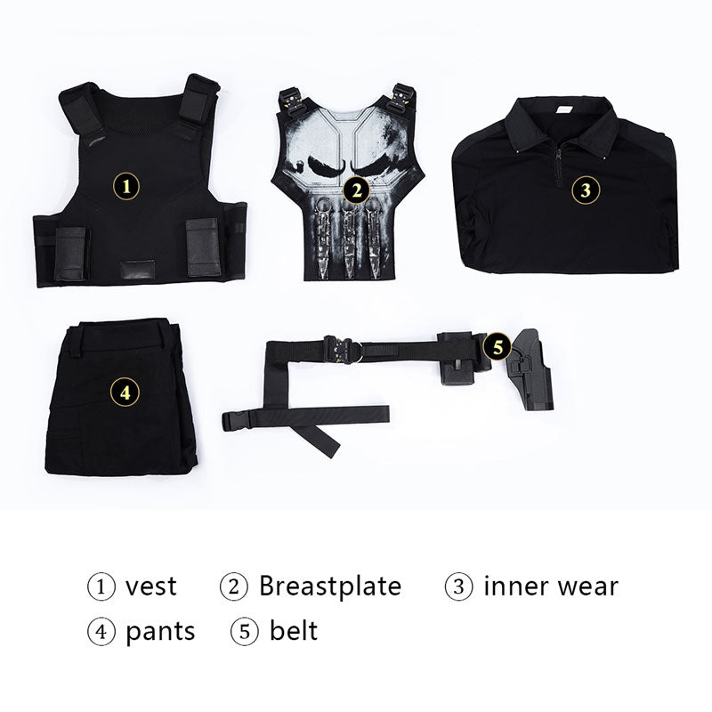 Spider-Man: Brand New Day Punisher Cosplay Costumes