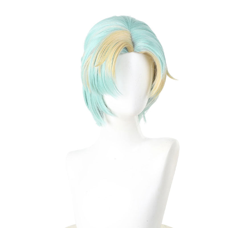 Gnosia Yuri Light Blue Cosplay Wigs