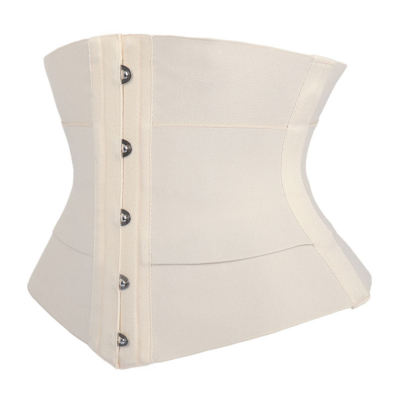 Womens Waist Trainer Cincher Heavy Duty Steel Boned Underbust Waspie Corse