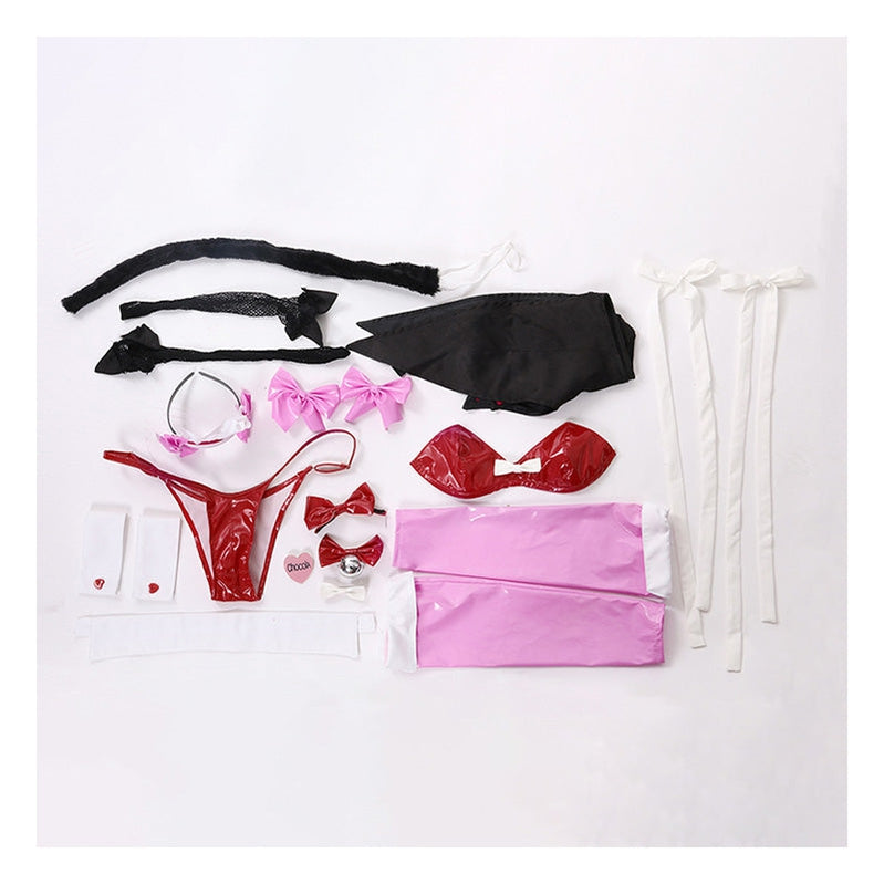 Anime Nekopara Catgirl Chocola Bunnysuit Cosplay Costume