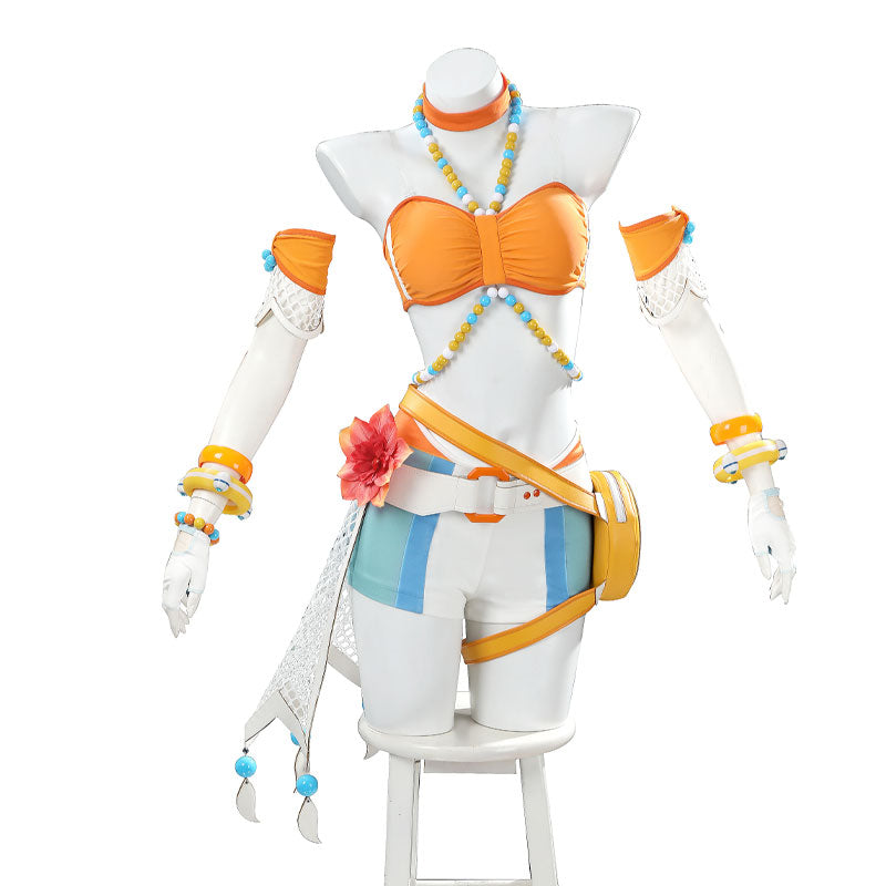 Overwatch Beachside Juno Swimsuit Cosplay Costume