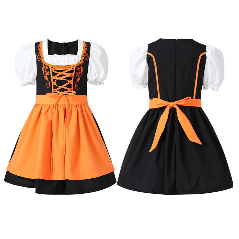 Medieval Farm Beer Festival Kids Halloween Dress Cosplay Costumes