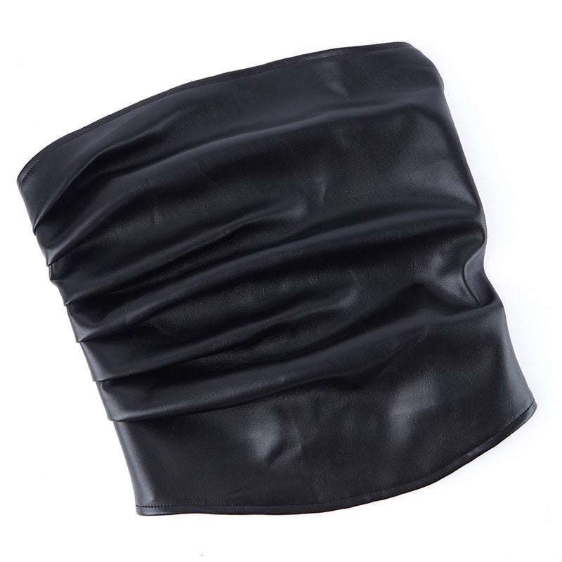 Women's Sexy Corset Tube Top Summer Lace-Up Backless Going Out Double Lined Cropped Tank Tops