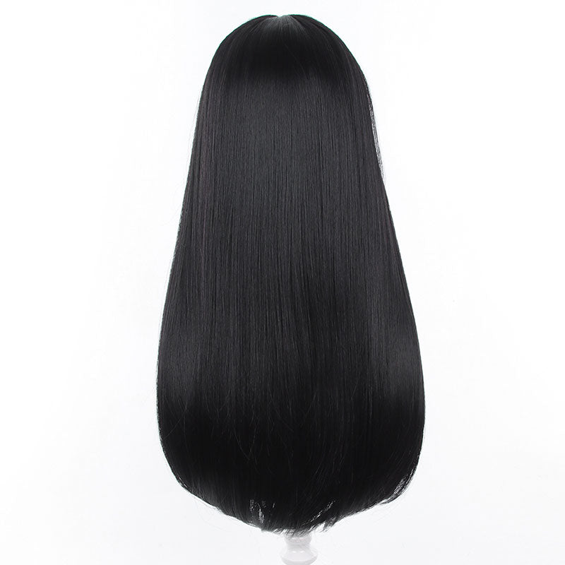 Anime Citrus Mei Aihara Long Straight Black Cosplay Wigs