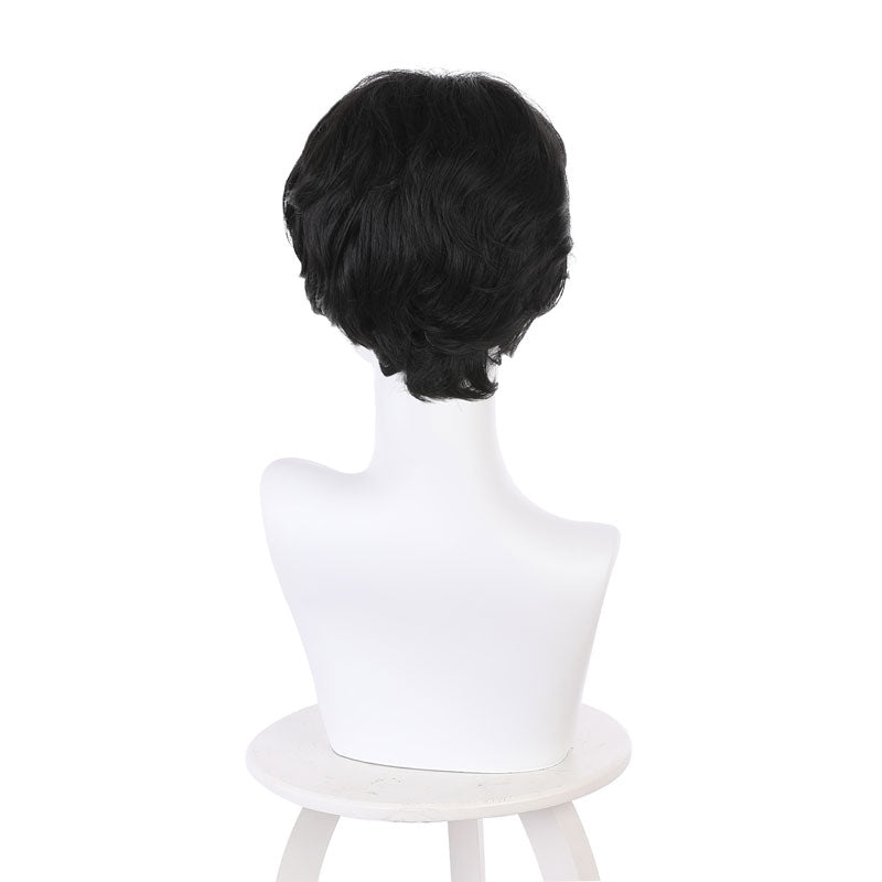 Anime The Duke of Death and His Maid Duke Black Short Cosplay Wigs