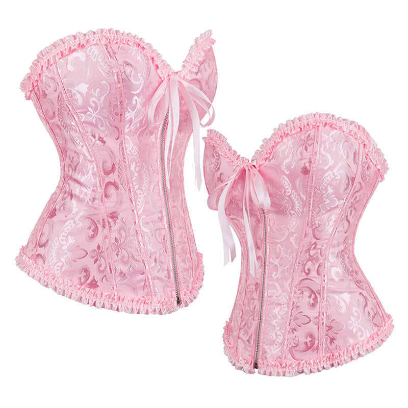 Court-styletro Z Reipper Jacquard Bustier Waist-cinching Corset Cosplay Costumes
