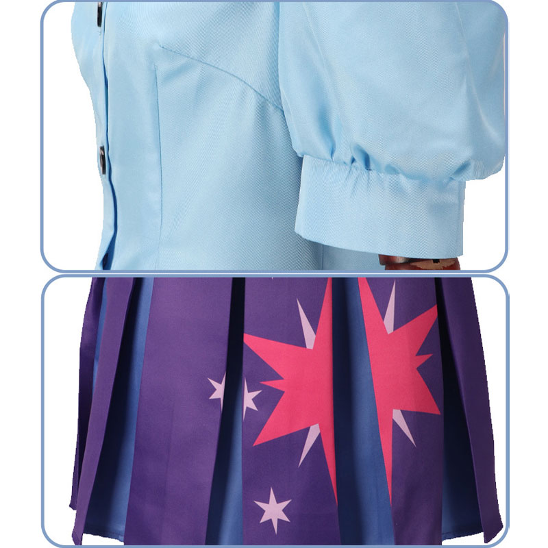Anime My Little Pony Little Horse Girls Equestria Girls Twilight Sparkle Cosplay Costumes