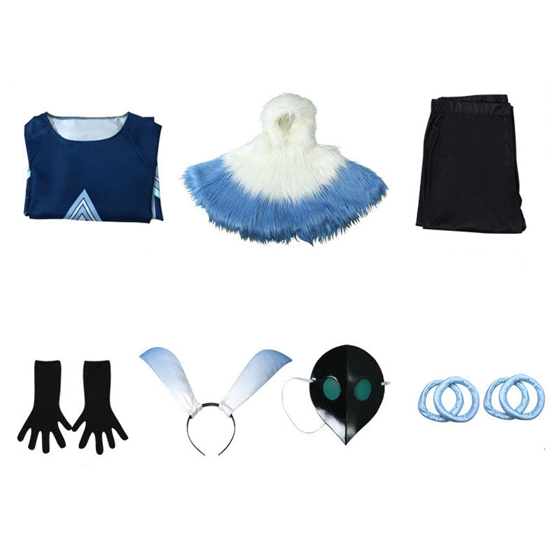 Game Genshin Impact Cryo Abyss Mage Outfit Cosplay Costumes