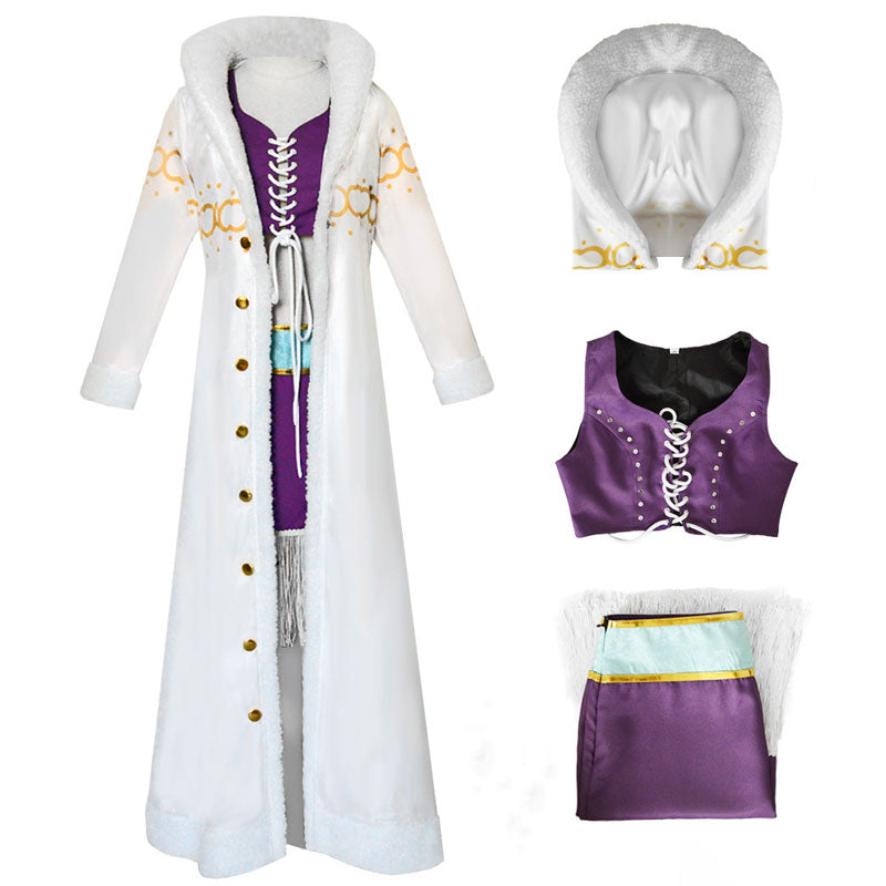 One Piece Nico Robin Arabasta Arc Outfit Cosplay Costumes