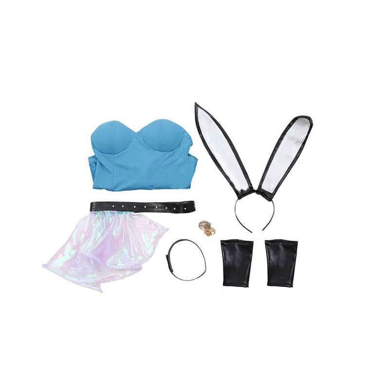 LOL KDA ALL OUT Seraphine Bunnysuit Cosplay Costumes
