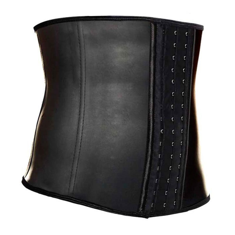 Mens 9-bone Waist Trainer Latex Trimmer Tummy Control Shapewear Slimming Girdle Stomach Band Back Support Body Shaper Belt