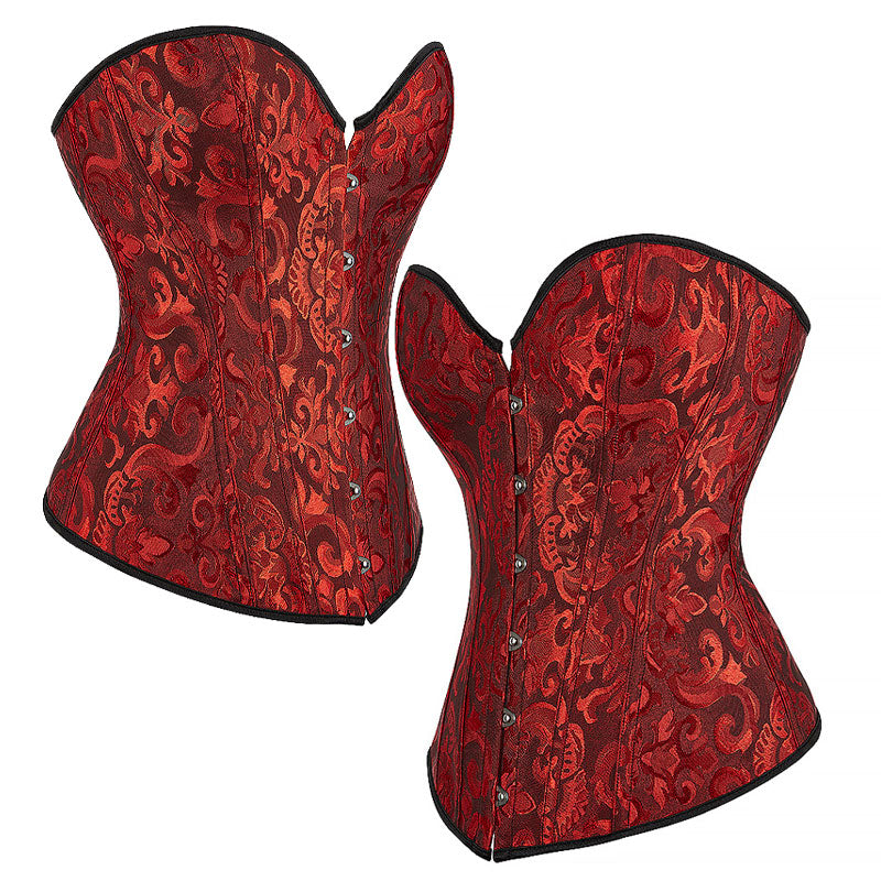 Court Style Bridal Corset Shaper Bust Lifting Waist Cinching Tight Bustier Camisole Tank Top Hourglass Shapewear