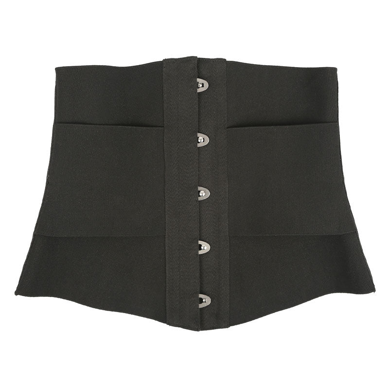 Womens Waist Trainer Cincher Heavy Duty Steel Boned Underbust Waspie Corse