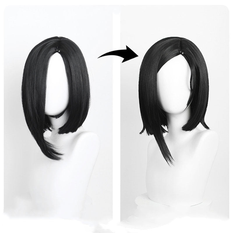 Valorant Viper Black Cosplay Wigs