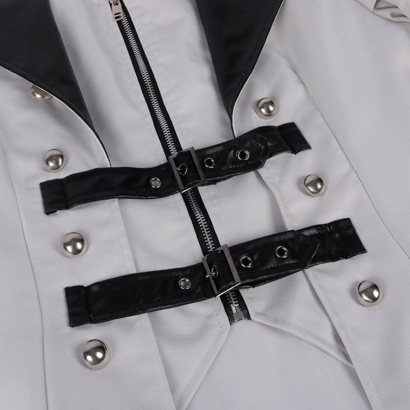 European Medieval Palace Zipper Slit Banquet Dress Halloween Cosplay Costumes