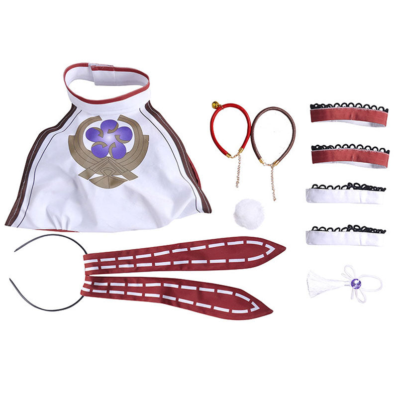 Game Genshin Impact Yae Miko Bunny Girl Cosplay Costumes