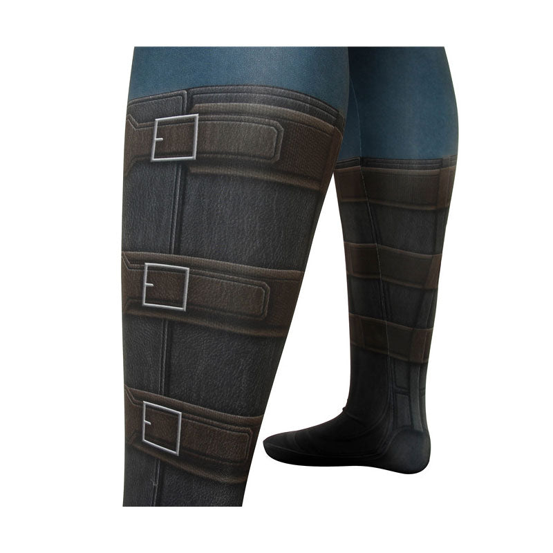 Avengers 3 Infinity War Captain America Steve Rogers Jumpsuit Cosplay Costumes With Gloves