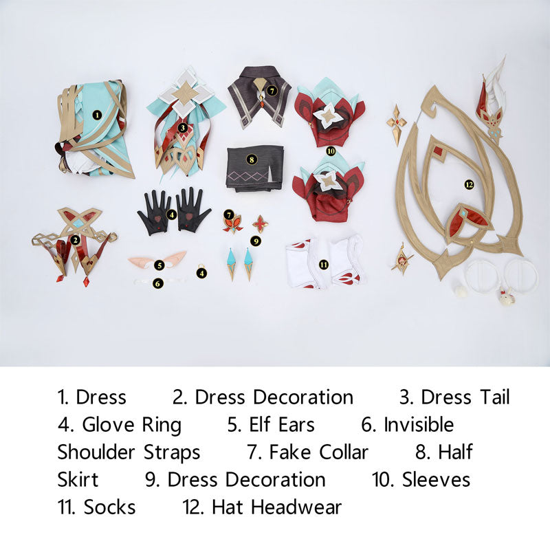 Genshin Impact Hexenzirkel Alice Cosplay Costumes