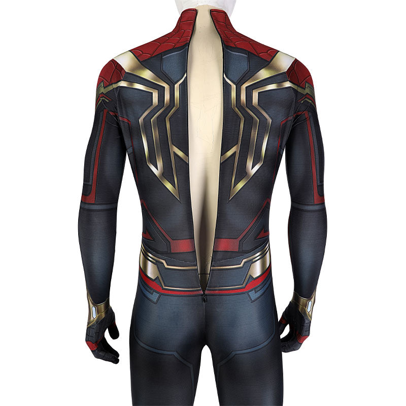 Spider-Man 3 No Way Home Peter Parker Jumpsuit Cosplay Costumes with Headgear
