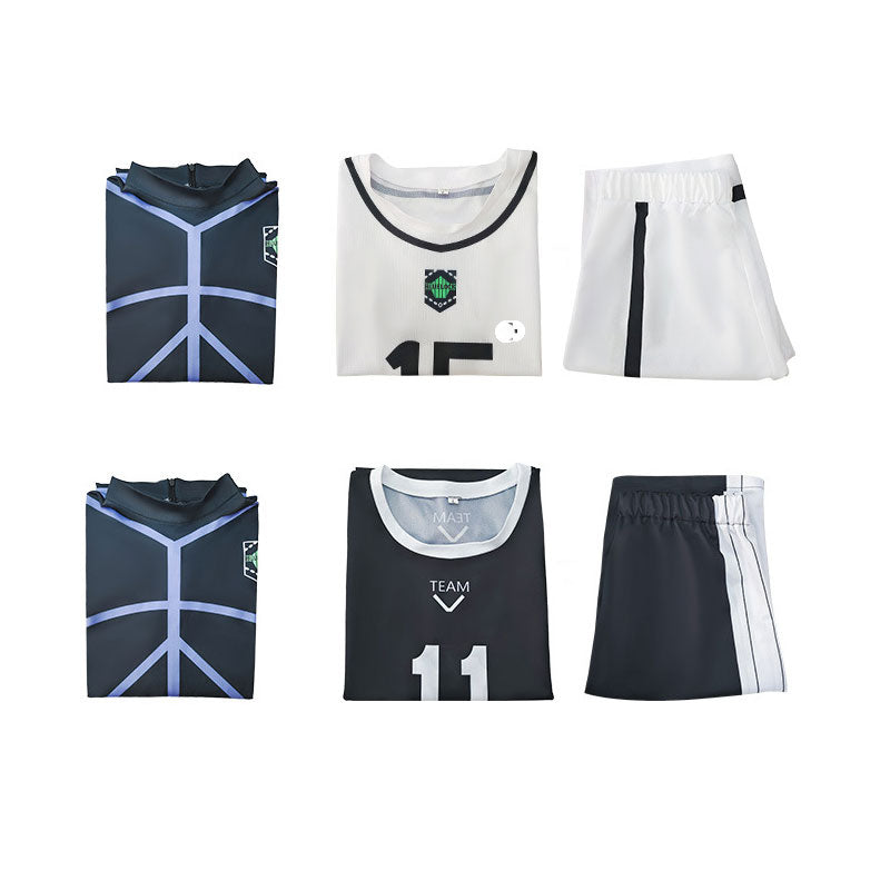 Anime Blue Lock Yoichi Isagi Onesies Jerseys Cosplay Costumes