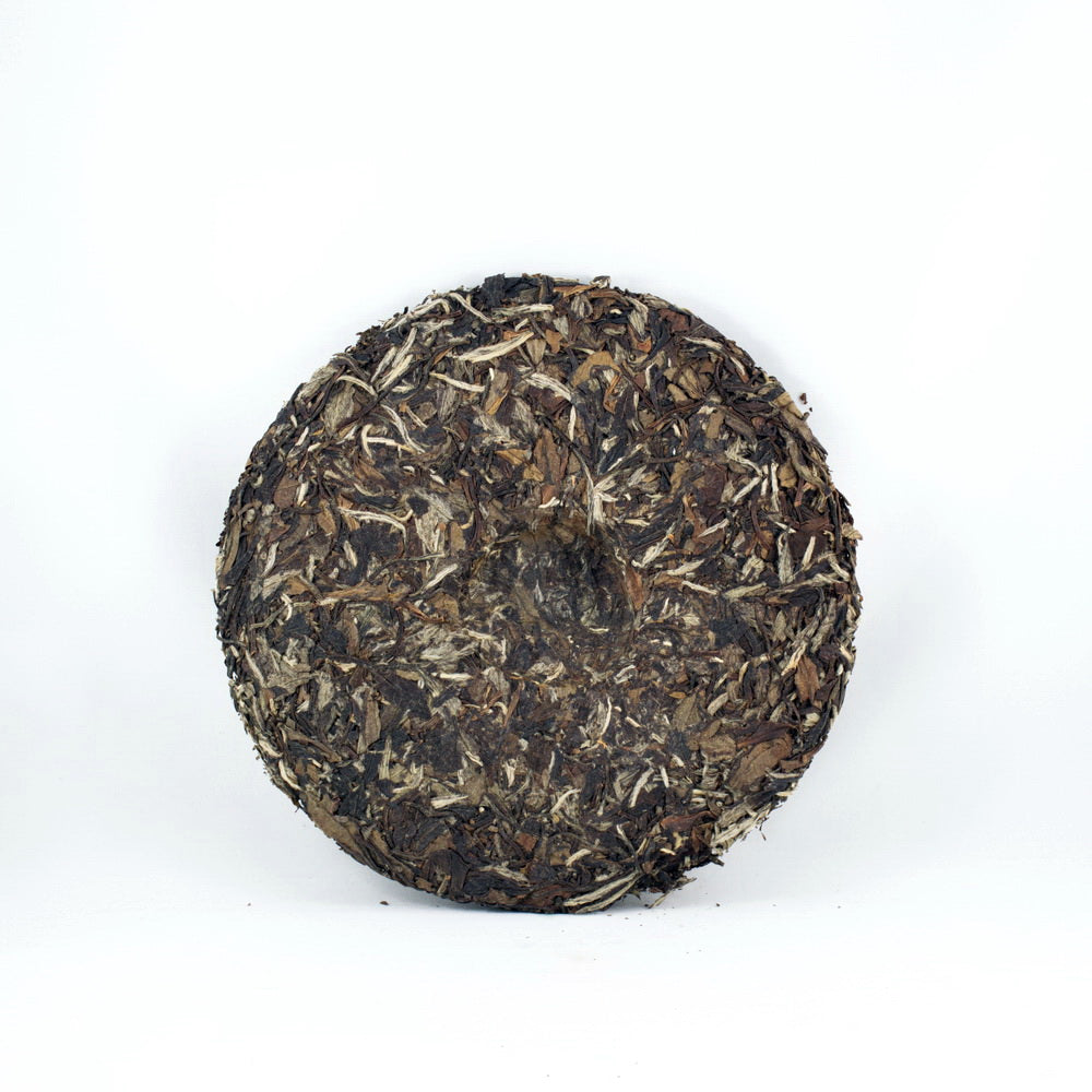 Fu Ding White Peony (Bai Mu Dan) Aged White Tea Cake, Year 2014