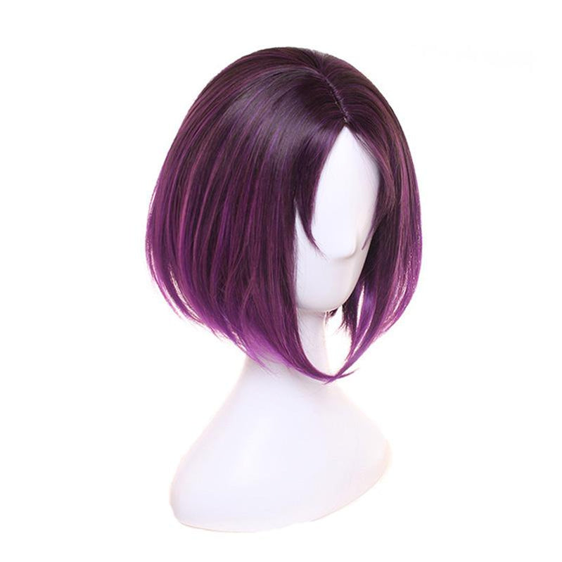 Miss Kobayashi's Dragon Maid Elma Short Purple Cosplay Wigs