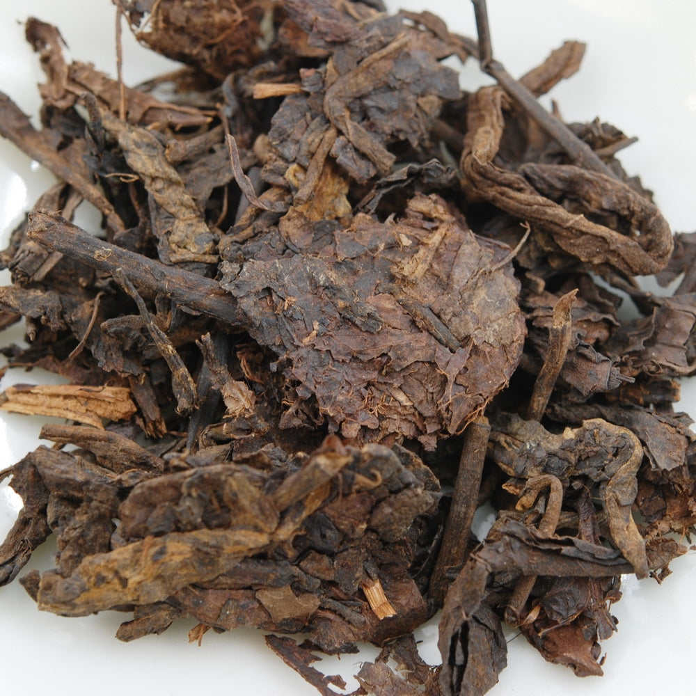 1990's Dry Date Flavor Big leaf Loose Leaf Pu-Erh Tea (Ripe/Shou)
