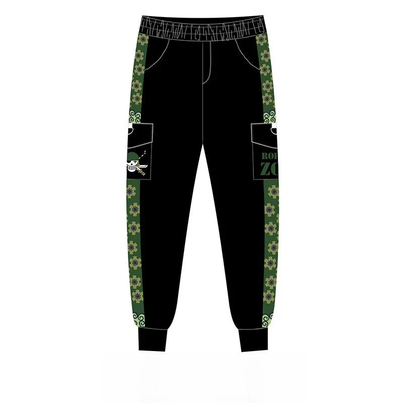 One Piece Zoro & Luffy Joggers — Cosplay Sweatpants