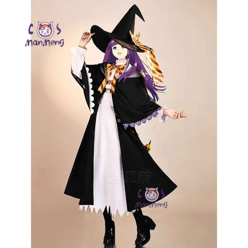 Frieren Fern Cosplay Costume — Dress, Hat & Cloak