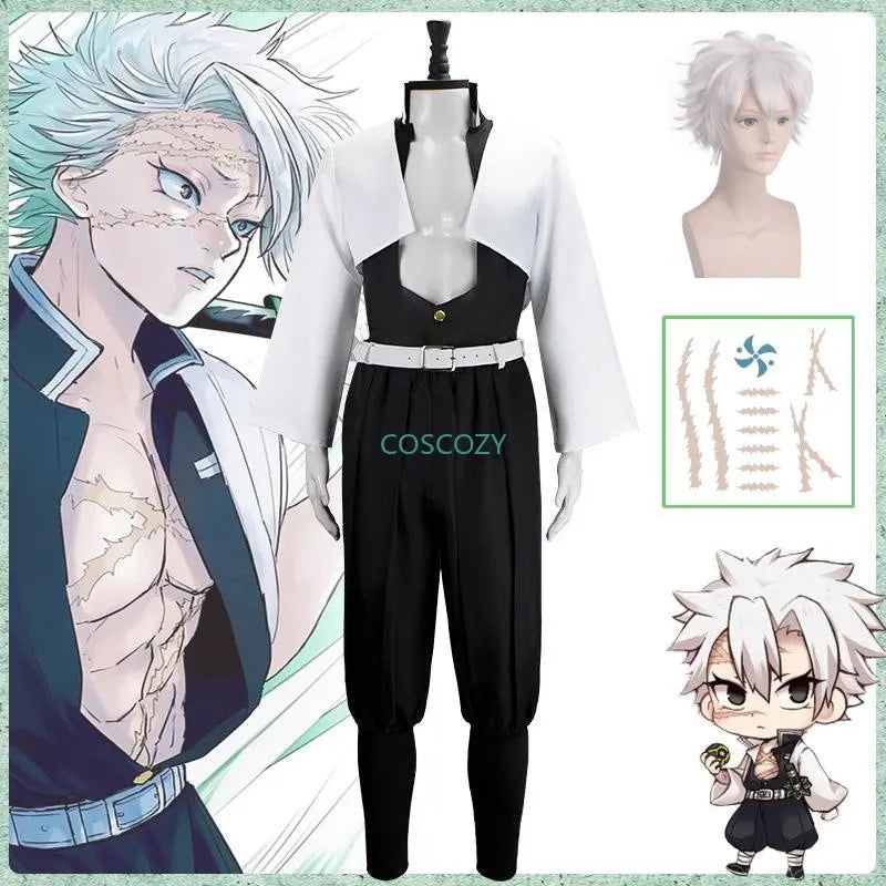Demon Slayer Sanemi (Wind Hashira) Cosplay Costume
