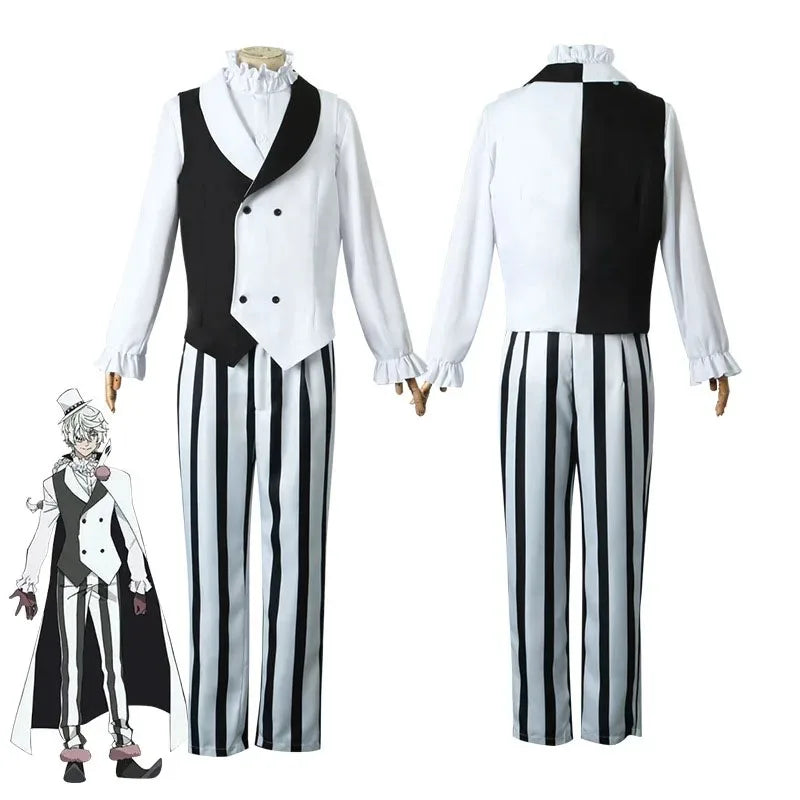 Bungo Stray Dogs Nikolai Gogol Cosplay Costume — Cloak & Wig