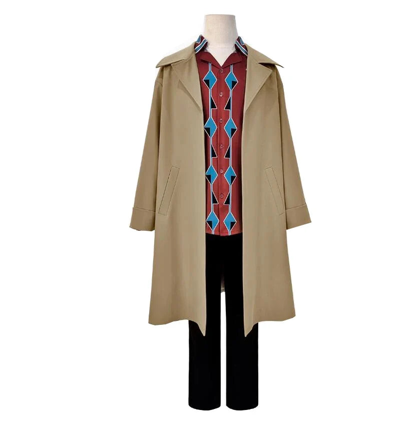 Sakamoto Days Nagumo Cosplay Costume — Cloak & Uniform Set