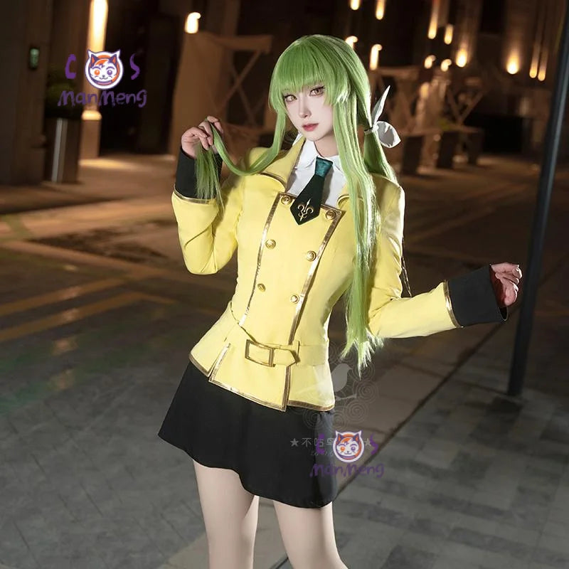 Code Geass C.C. Cosplay Costume — Uniform Set