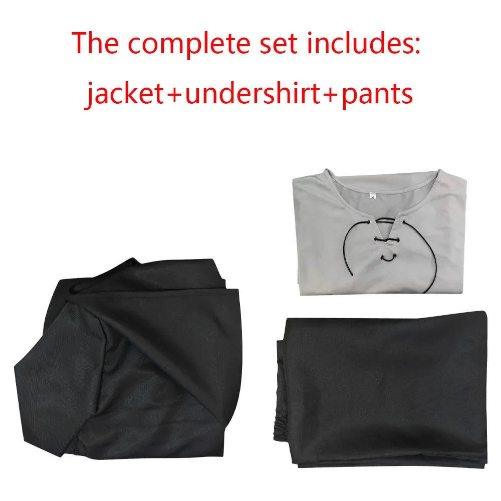 Attack on Titan Eren Yeager Cosplay Costume — Hooded Trench, Shirt & Pants