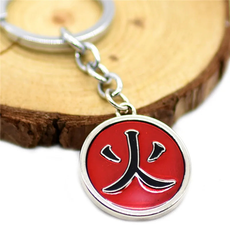 Anime Naruto Mask Enamel Keychain – Alloy Car Key Ring & Bag Pendant for Cosplay