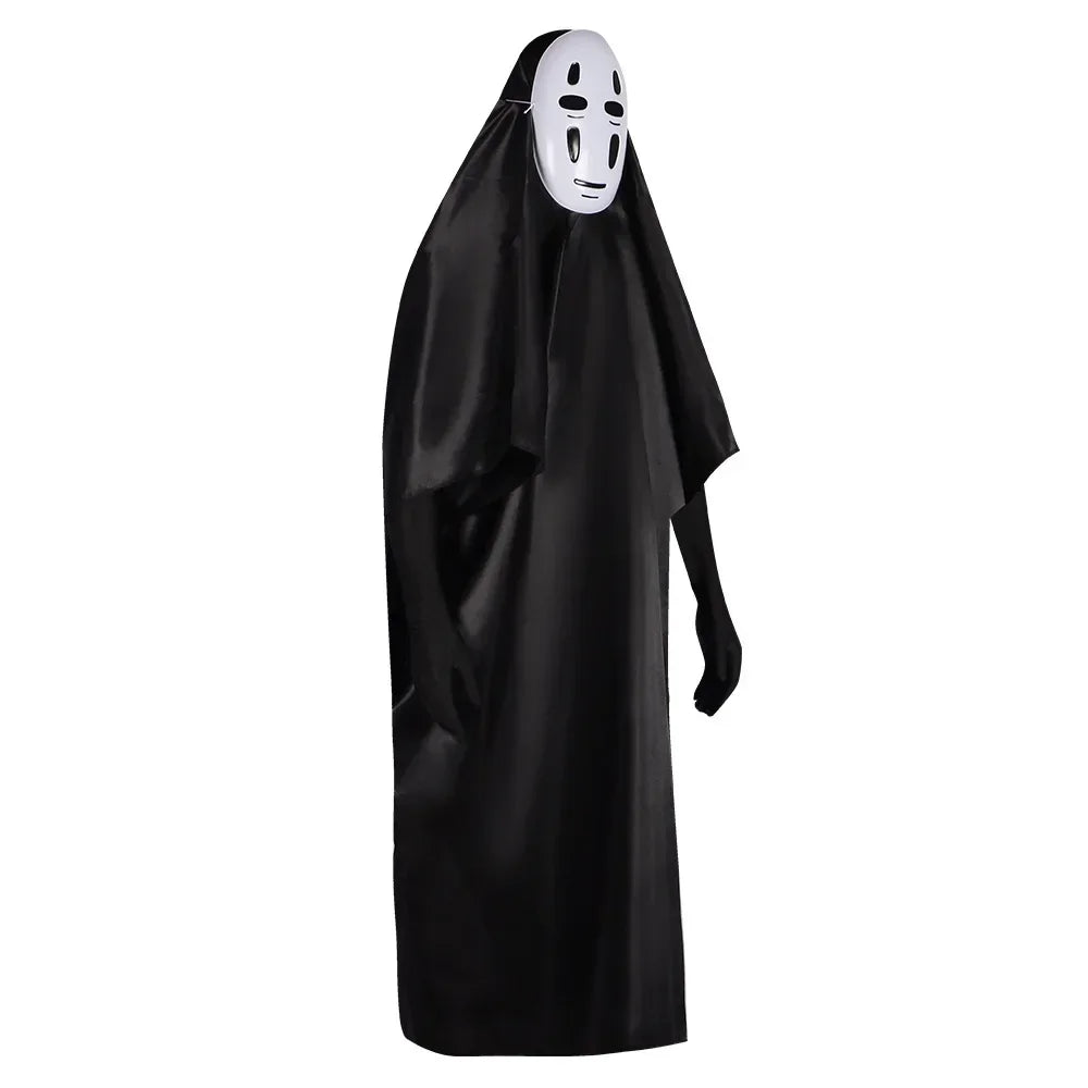 Spirited Away No-Face Cosplay Costume — with Mask & Gloves