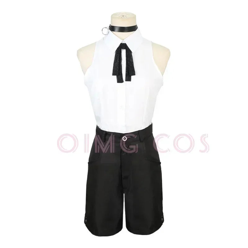 Chainsaw Man Reze Cosplay Costume — Blue Suit Set