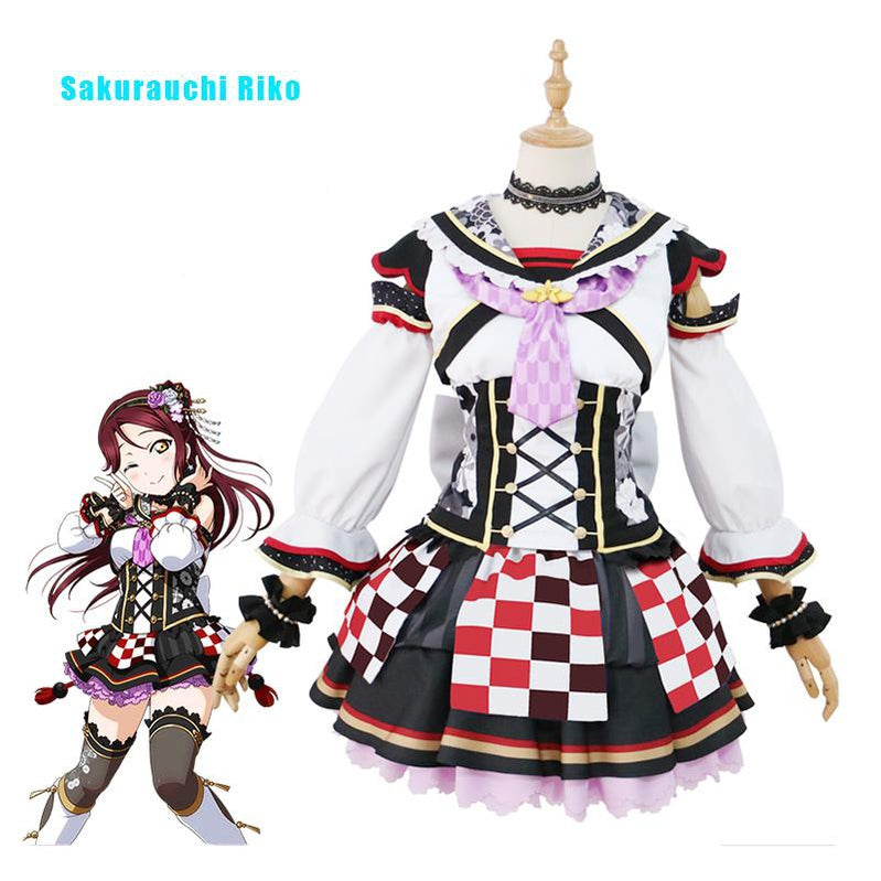 LoveLive!Sunshine!! Takami Chika and Aqours All Members First Month Uniform Cosplay Costume