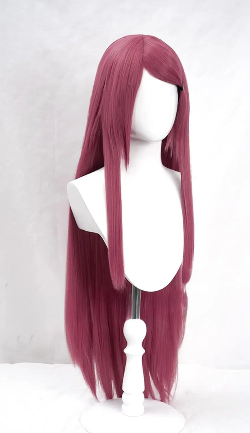Anime Naruto Kushina Uzumaki Cosplay Wig – Heat Resistant Wine Red Long Wig