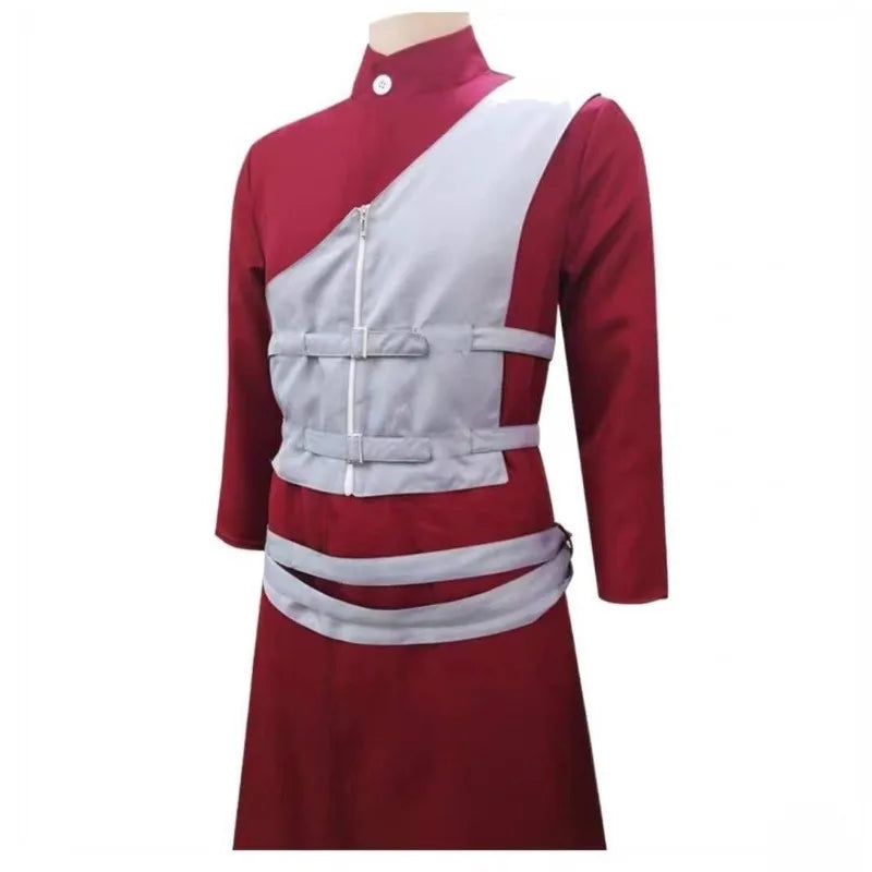 Anime Naruto Gaara Cosplay Costume – Premium Kazekage Uniform Outfit for Adults & Kids